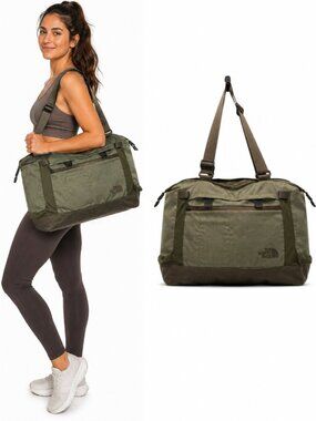 The North Face Tannen Tote Olive Yoga Laptop Duffel Travel Gym Bag